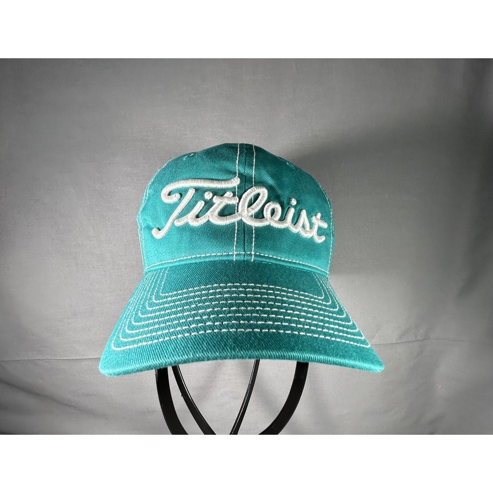 Titleist Pro‎ V1 Footjoy Hat Cap Golf Teal Strapback